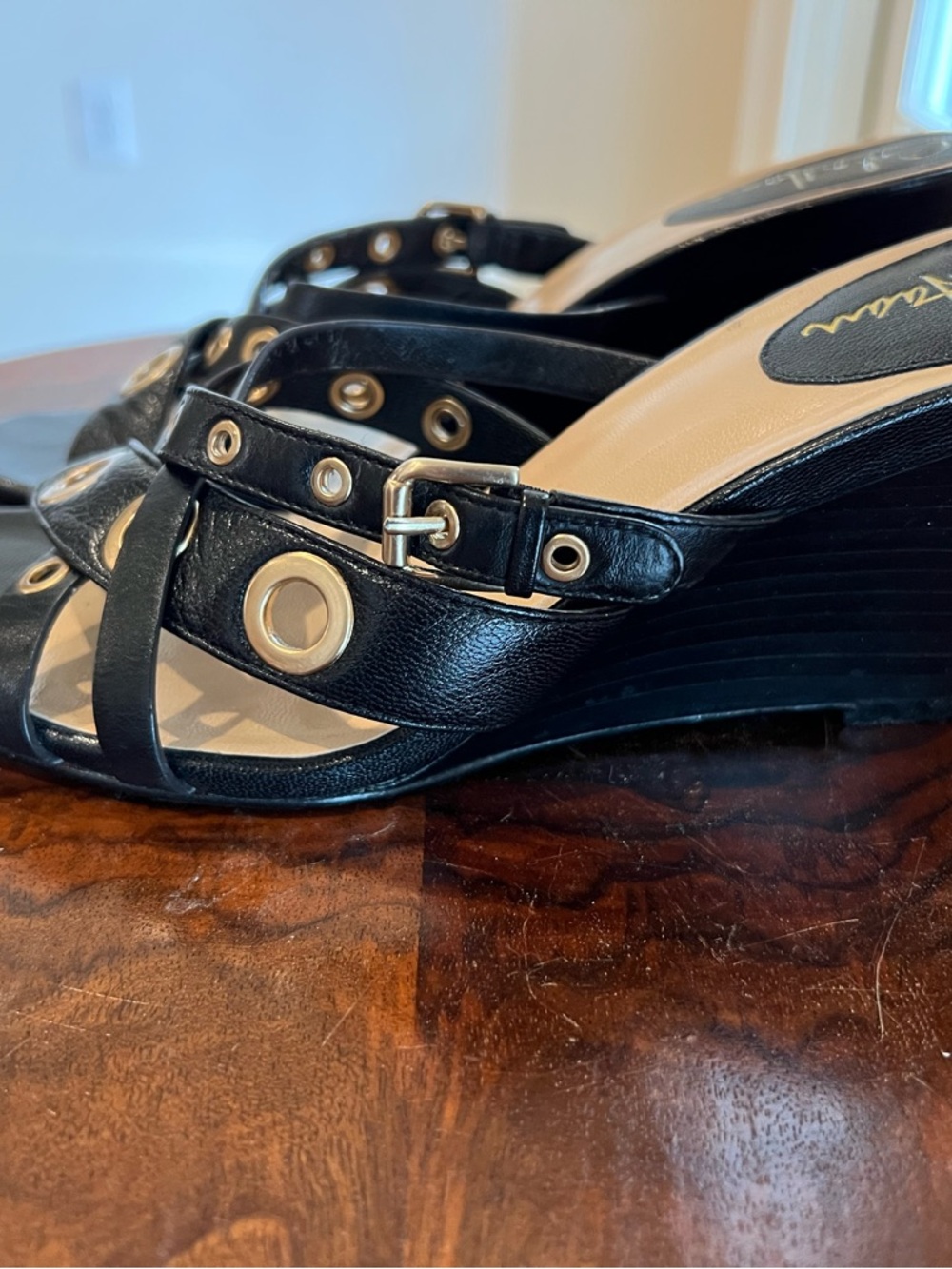 Cole Haan Air Whitney Slide - Black Wedge - Picture 4 of 10
